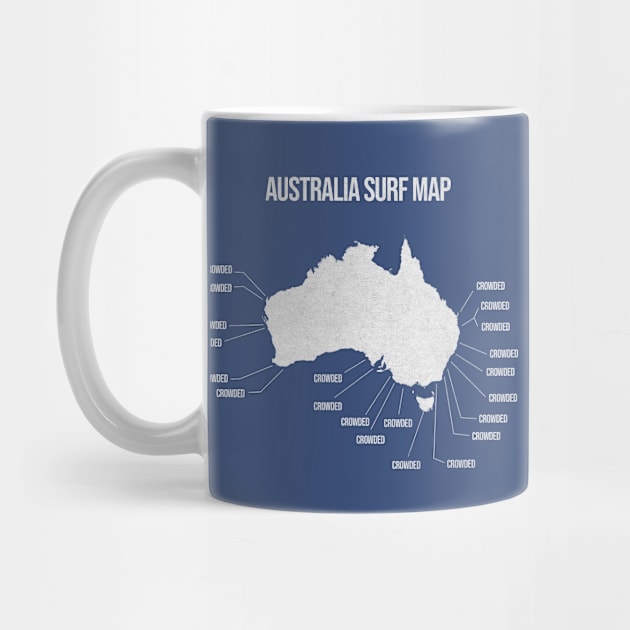 Australia Surfing Map by SashaShuba